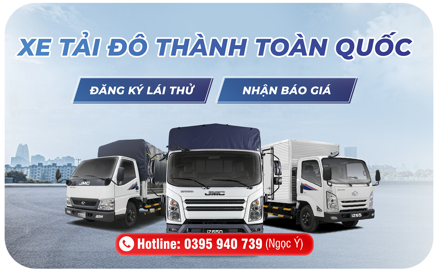 Xe tải Đô Thành toàn quốc | Ngọc Ý Đô Thành